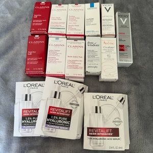 Various Skincare from Clarins, L’Oréal, Vichy, Philosophy, La Roche-Posay, Avène